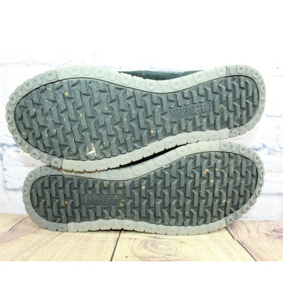 LL Bean Mountain Classic Gray Nylon Quilted Insulated SlipperAnkle Booties 11 M - Picture 10 of 10